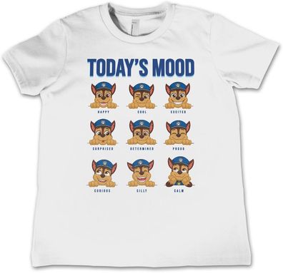 Paw Patrol Kinder T-Shirt Today's Mood Kids Tee NIC-12-PP006-DTF537