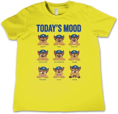 Paw Patrol Kinder T-Shirt Today's Mood Kids Tee NIC-12-PP006-DTF537