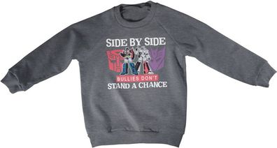 Transformers Kinder Side By Bullies Don't Stand A Chance Kids Sweatshirt