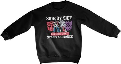 Transformers Kinder Side By Bullies Don't Stand A Chance Kids Sweatshirt