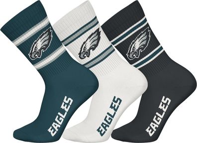 Philadelphia Eagles 3pk Crew Socks 5600504