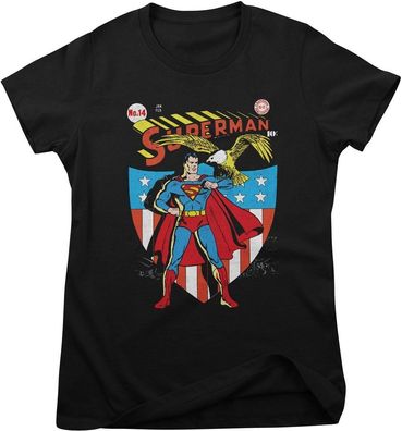 Superman Damen T-Shirt Eagle Girly Tee WB-5-SUP026