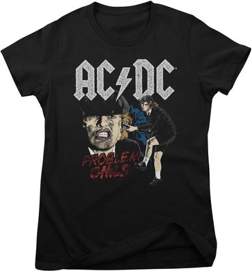 AC/DC Damen T-Shirt Problem Child Girly Tee PS-5-ACDC022