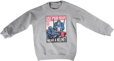 Transformers Kinder Use Your Head Wear A Helmet Kids Sweatshirt HSB-31-TF1204-DTF558