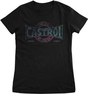 Castrol Damen T-Shirt Vintage Girly Tee PA-5-CSTRL005-H90-3