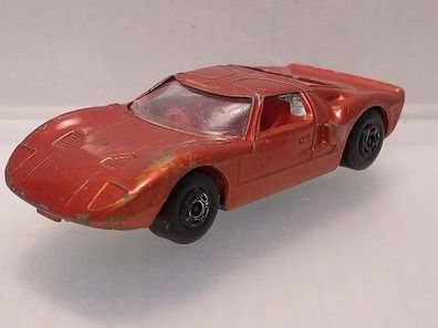 Ford G.T. weinrot Matchbox Lesney Superfast No.41A Modellauto