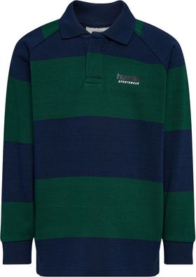 Hummel Kinder Longsleeve Poloshirt Hmljr Loose Striped Polo L/S 229832