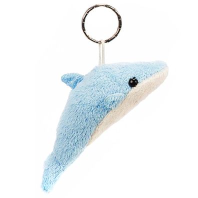 Delfin Schlüsselanhänger 11x4cm blau
