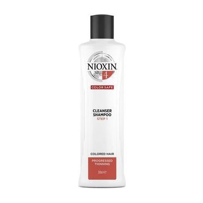 Nioxin System 4 Reinigungsshampoo für koloriertes und stark ausgedünntes Haar, 3