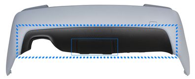 Heckdiffusor JOM passend für BMW E60 / E61, 2003-2010