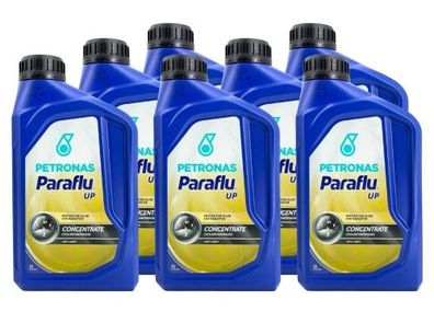 Petronas Paraflu UP Kühlerfrostschutz rot 7x1 Liter