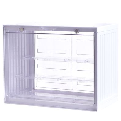 Setzkasten aus Acrylglas für Mini Figuren | Figuren Vitrine mit 3 Ebenen | Schaukaste