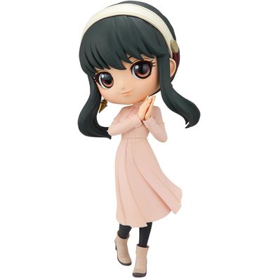 BANDAI Q Posket | Spy X Family | Yor Forger Figur Going Out Version | rosa Kleid