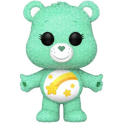 Funko POP! Wish Bear Figur Diamond | The Care Bears Family Bär Vinylfigur | 10 cm