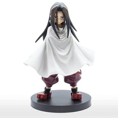 BANDAI Asakura Hao mit weißem Umhang | Shaman King Sammelfigur | 21 cm