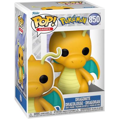 Funko POP! Games Dragonite / Dragoran | PoKéMoN Sammelfigur | 885 | 9,5 cm