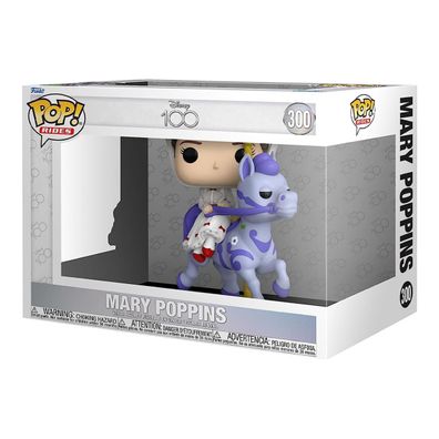 Funko POP! Disney 100 Mary Poppins mit Pferd Jingles | Disney Figur 300 9,5 cm