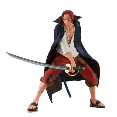 BANDAI DXF POSING | One Piece Figur von Shanks | der rote Shanks mit Schwert