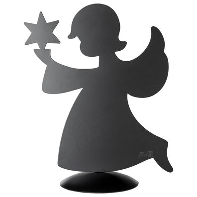 Fink Engel Deko-Figur 18 x 9 x 20 cm schwarz zum Aufstellen Weihachten & Advent