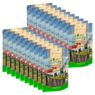 Best Nature Premium Snack für Katzen, 20x 50 g - Fleischsticks vom Rind