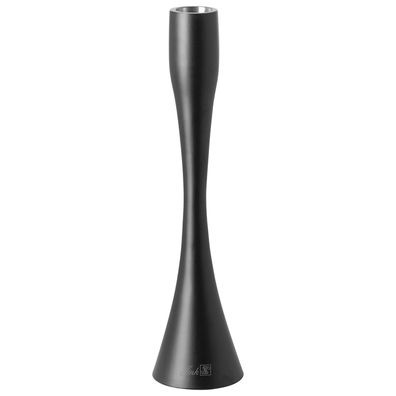 Fink hoher schwarzer Kerzenhalter 30 cm für Aluminium Kerzenständer Stabkerzen