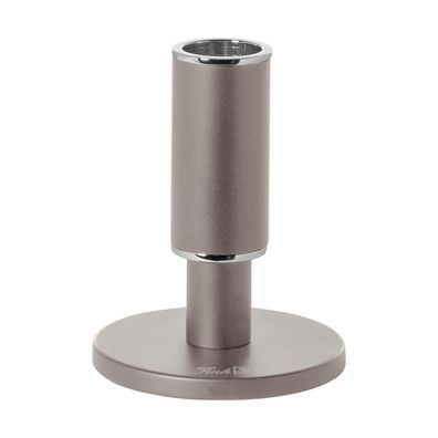 Fink edler brauner Kerzenhalter 12 cm Stabkerzen-Ständer matt pulverbeschichtet