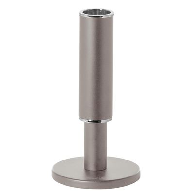 Fink edler brauner Kerzenhalter 19 cm Stabkerzen-Ständer matt pulverbeschichtet