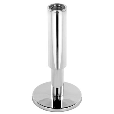 Fink Kerzenhalter 18 cm silber Stabkerzen-Ständer glänzend vernickelter Leuchter