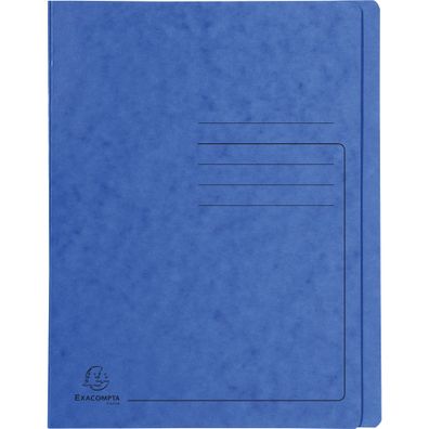 Exacompta Schnellhefter DIN A4 355g/m² Colorspankarton blau