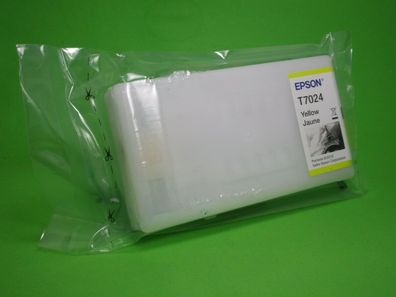 Original Epson T7024 Verschweißt, intenpatrone, ruckerpatrone