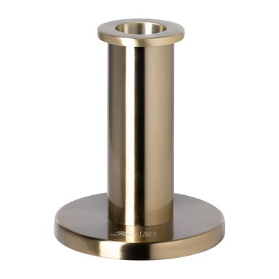 Fink Kerzenleuchter 12 cm Kerzenständer für Stabkerzen goldfarbener Kerzenhalter