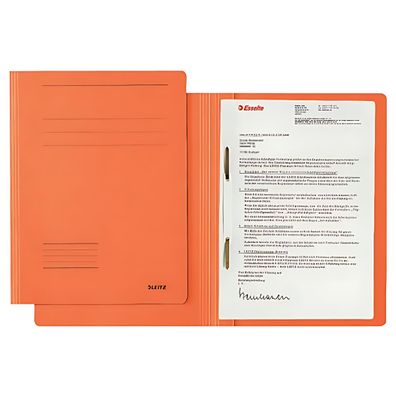 LEITZ Schnellhefter Fresh A4 250Blatt kfm. Heftung Karton (RC) orange