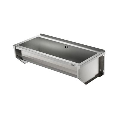 KUNe Solidum 90, Ausgussbecken aus Edelstahl, 98,2 x 47 x 28 cm