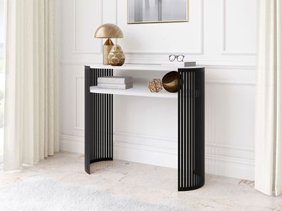 Konsolentisch Fikoli Konsolentisch Rahmen aus Stahl Modern Design Stilvoll Wohnzimmer