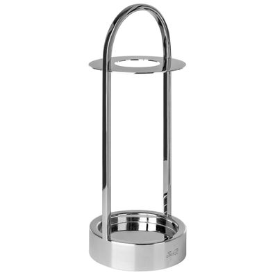 Fink hohes Windlicht 38 cm ohne Glas Edelstahl Kerzenhalter zum Stellen & Hängen