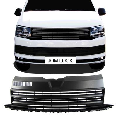 Kühlergrill Grill passend für VW T6 2015-2019 schwarz ohne Emblem