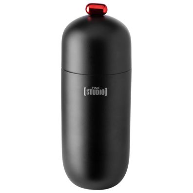 Fink Studio matt schwarzer Cocktailshaker 23cm pulverbeschichtet für Mixgetränke