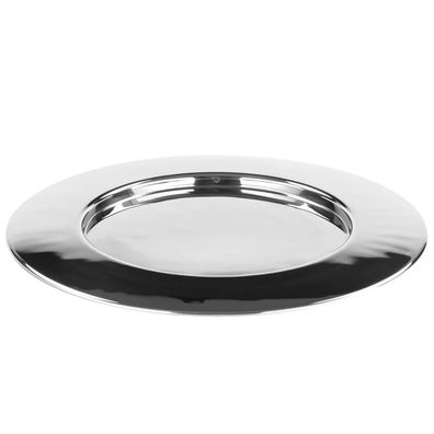 Fink Edelstahl Platzteller Ø 33 cm groß ideal als Unterteller oder Servierplatte