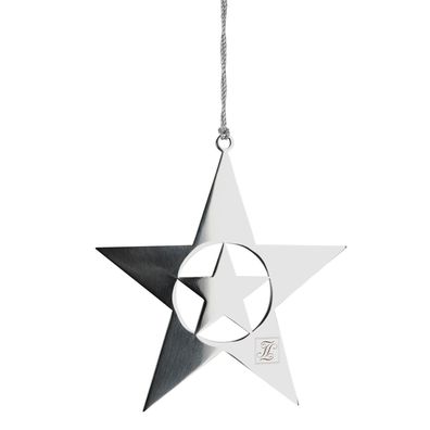 Fink Edelstahl Deko Stern Anhänger 20x20cm Hängedeko für Fenster oder Christbaum