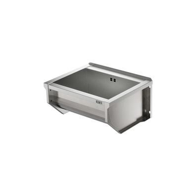 KUNe Solidum 50, Ausgussbecken Edelstahl 58,2 x 47 x 28 cm