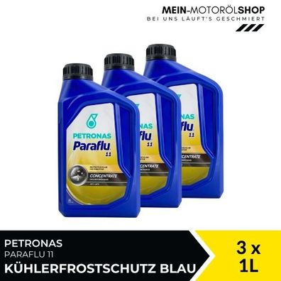 Petronas Paraflu Kühlerfrostschutz 11 blau 3x1 Liter