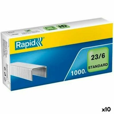 Heftklammern Rapid Standard 23/6 (10 Stück)