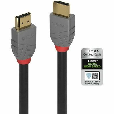 Ultra High Speed HDMI Kabel, Anthra Line (grau, 1 Meter)