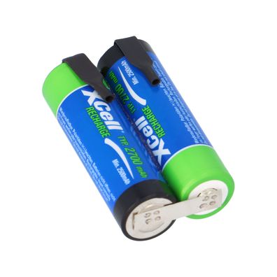 2er Reihe Akkupack mit Lötfahne AA Mignon 2,4V 2700mAh