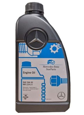 Original Mercedes-Benz Motoröl 5W-30 MB 229.51 Engine Oil 1x1 Liter