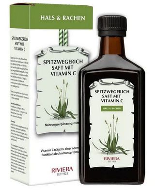 Riviera Spitzwegerich Saft mit Vitamin C 250 ml