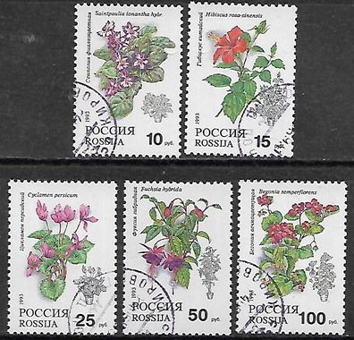 Russland gestempelt Michel Nummer 296-300