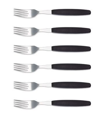 6er Set Giesser Messer Besteck Löffel Teelöffel Gabel Essgabel in 6 bunte Farben