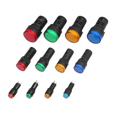 LED Leuchtmelder Kontrollleuchte Signallampe Warnlampe Rund Signalleuchte 230V