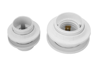 Einbau Fassung E14 E27 Lampenfassung Sockel LED Kunststoff Einbaufassung